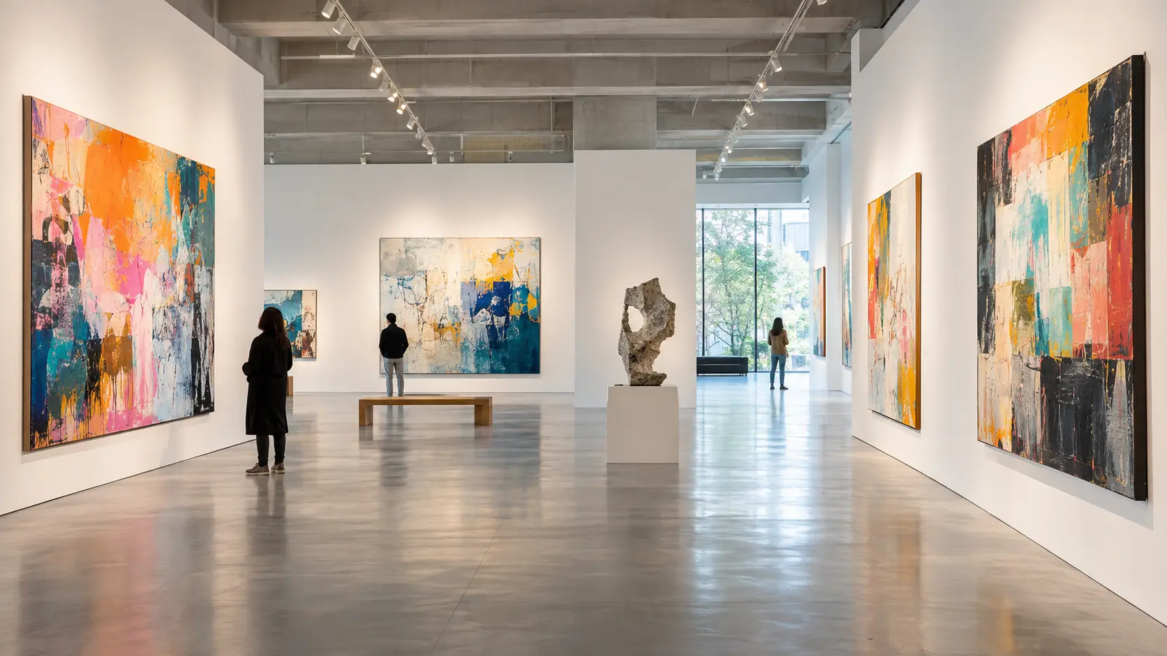Çağdaş sanat sergi salonu