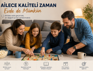 Ailece Kaliteli Zaman Geçirmek Evde de Mümkün