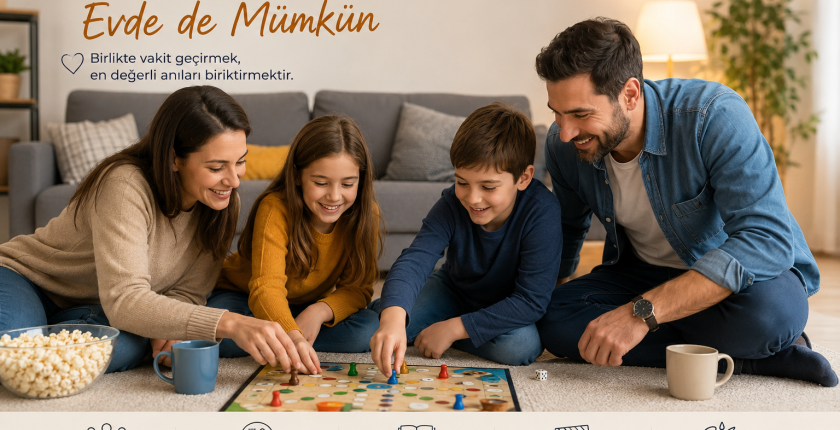 Ailece Kaliteli Zaman Geçirmek Evde de Mümkün